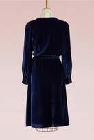 Thumbnail for your product : Paul & Joe Gothic velvet and silk dress