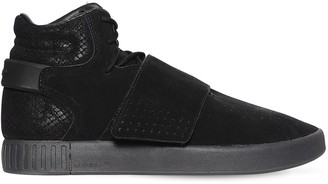 adidas Tubular Invader Suede High Top Sneakers