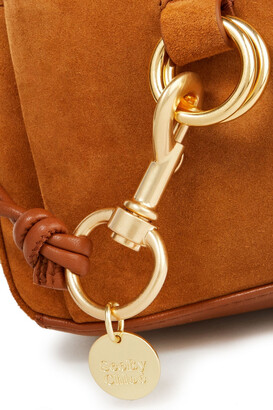 See by Chloe Tony Leather-paneled Suede Bucket Bag