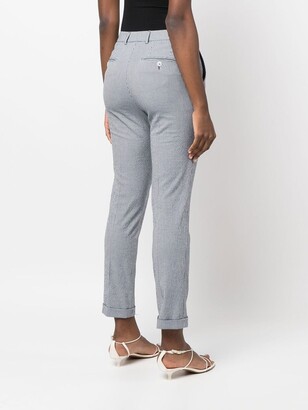 Incotex Check-Pattern Slim-Cut Trousers