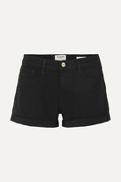 Thumbnail for your product : Frame Le Cutoff Denim Shorts - Black - 32