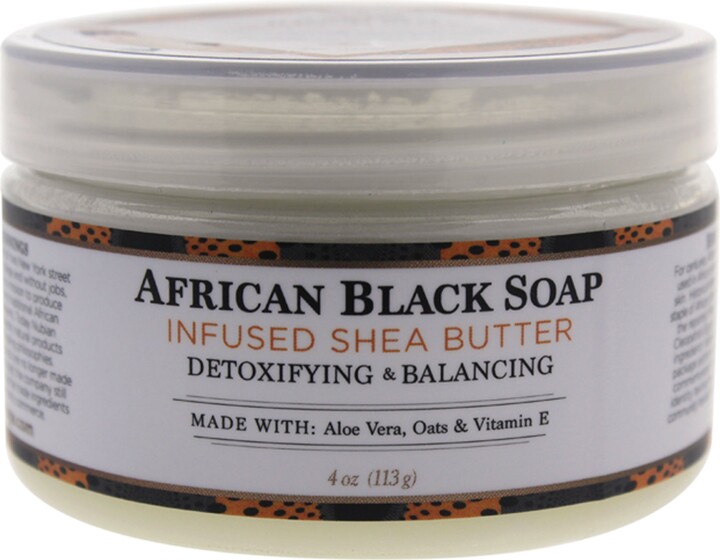 Nubian Heritage Shea Butter Infused with African Black Soap Extract by for Unisex - 4 oz Lotion
