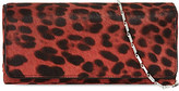 Thumbnail for your product : Dries Van Noten Leopard print foldover Clutch Bag