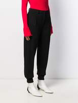 Thumbnail for your product : Patrizia Pepe elasticated cuff trousers