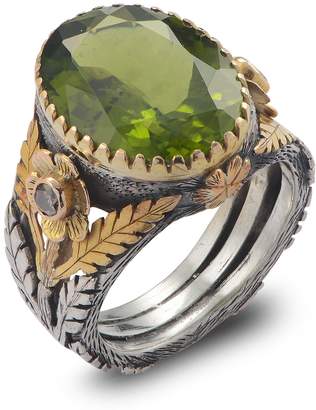 Emma Chapman Jewels - Orisha Peridot & Diamond Ring