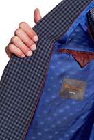 Thumbnail for your product : Ben Sherman Fulwil Blue Checked Two Button Notch Lapel Wool Blend Sport Coat