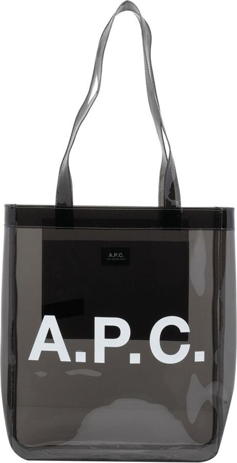 A.P.C. Lou Logo Printed Tote Bag
