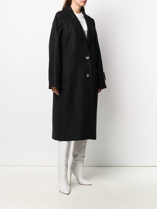 Off-White Oversized Single-Breasted Coat
