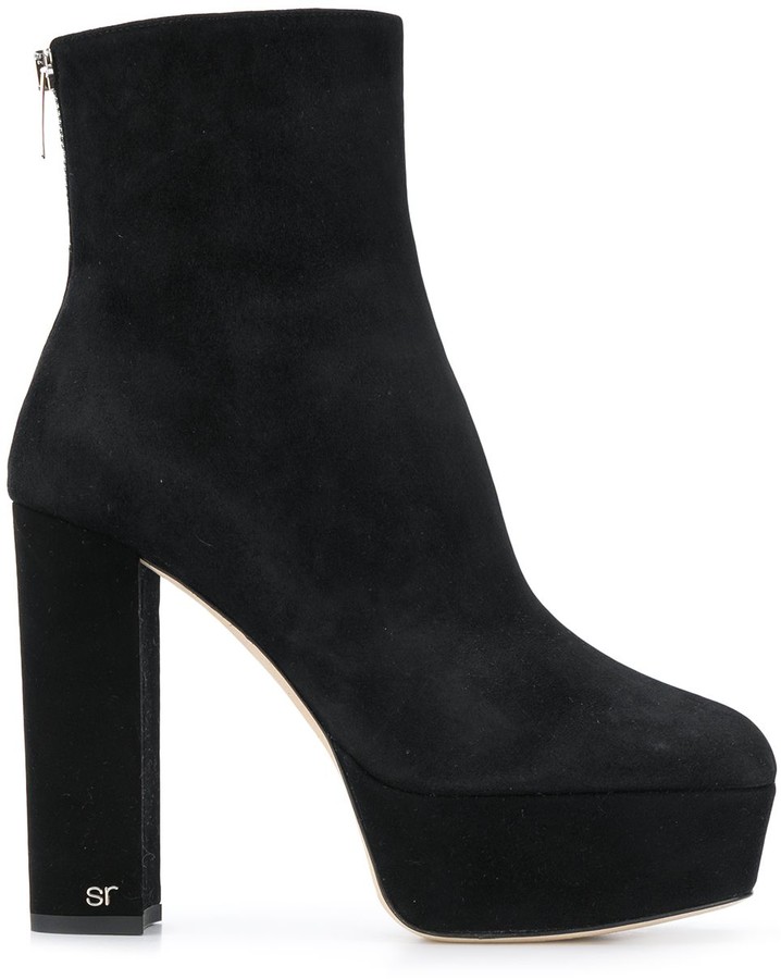 Sergio Rossi Platform Ankle Boots - ShopStyle