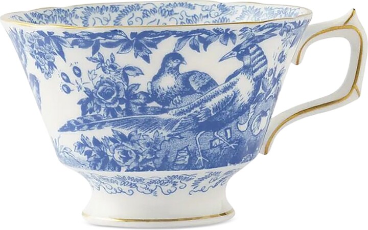 Royal Crown Derby Aves Blue Tea Cup