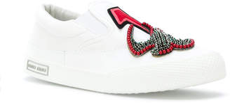 Miu Miu patch embellished sneakers