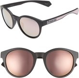 Thumbnail for your product : Polaroid 52mm Polarized Mirrored Round Sunglasses