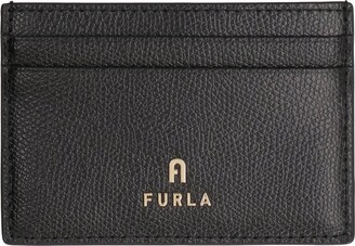 Furla Primula Card Case S Nero Black Soft Calf Leather Woman