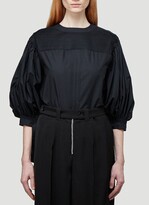 Thumbnail for your product : Jil Sander Pleated Round Neck Top
