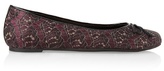 Thumbnail for your product : Chico's Purple Lace Travel Ballet Flat