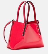 Thumbnail for your product : Christian Louboutin Cabarock Mini patent leather tote