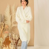 Thumbnail for your product : Cara & The Sky Women's Stevie Maxi Cable Cardigan Winter White