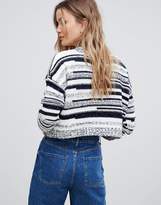 Thumbnail for your product : Lavand Smudge Knit Short Sleeve Sweater
