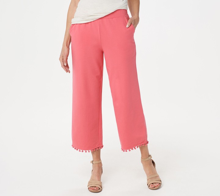 qvc kim gravel crop pants