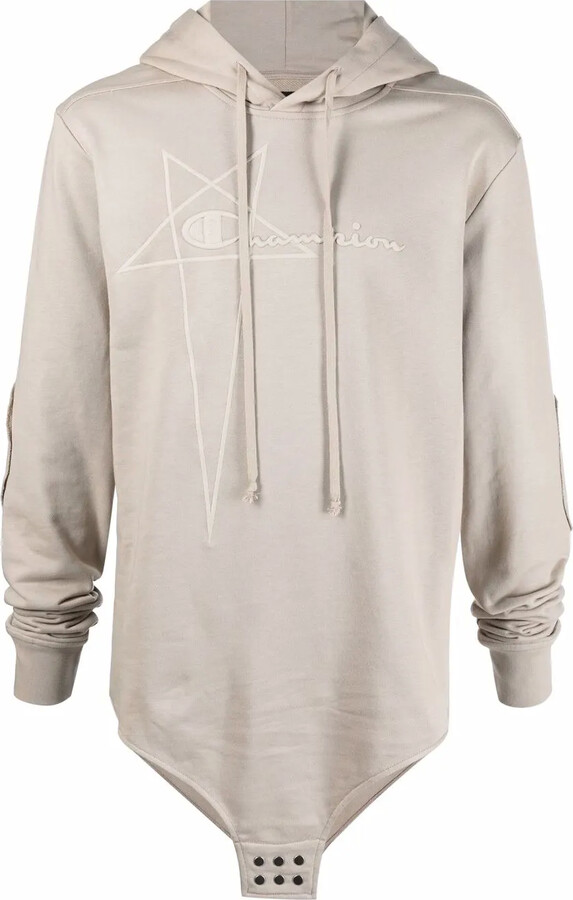 RICK OWENS X CHAMPION 'champion X Crew-neck Sweatshirt With Logo