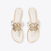 Thumbnail for your product : Tory Burch Miller Metal-Logo Sandal, Leather