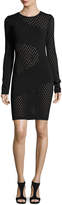 Thumbnail for your product : Thierry Mugler Long-Sleeve Mesh-Inset Dress