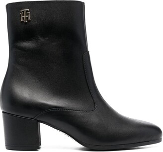 Tommy Hilfiger Black Ankle Women's Boots | ShopStyle