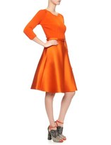 Thumbnail for your product : Carven Orange Hemstitched Cropped Top