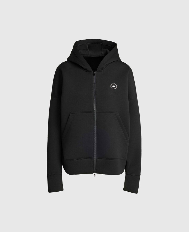 Stella McCartney - Logo Scuba Hoodie, Woman, Black, Size: L