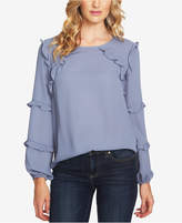 Thumbnail for your product : CeCe Long-Sleeve Ruffled Blouse