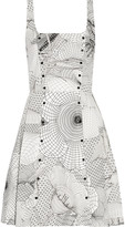 Thumbnail for your product : Christopher Kane Printed cotton-poplin dress