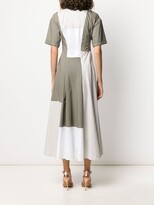 Thumbnail for your product : Talbot Runhof Bourgeois colour block dress
