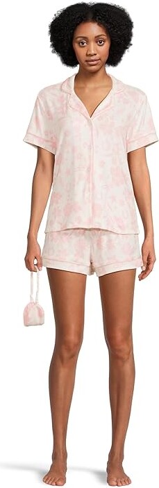 P.J. Salvage Pj Set Wild Flower Women's Pajama Sets Ivory : XS (US 2), Elastane/Polyester