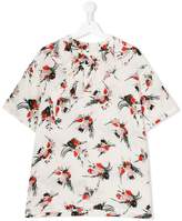 Thumbnail for your product : Marni Kids floral short-sleeve blouse