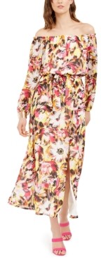 inc floral print maxi dress