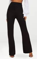 Thumbnail for your product : PrettyLittleThing Stone Basic Jersey Wide Leg Trousers
