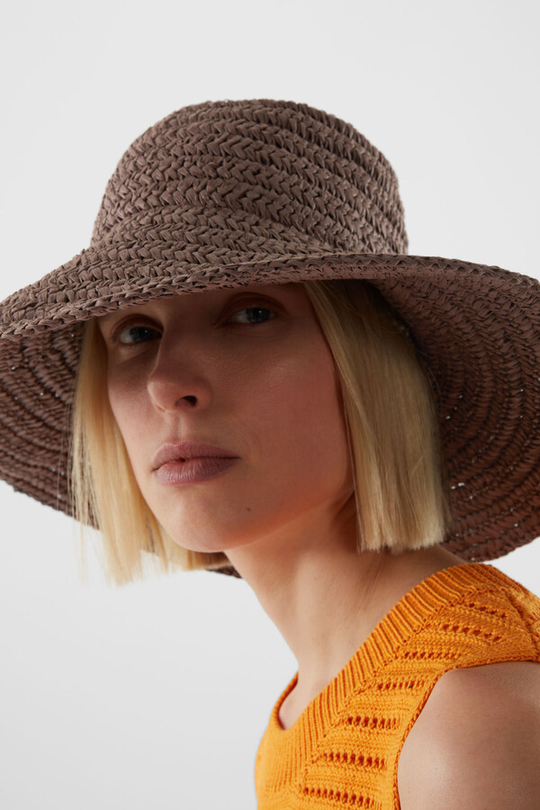 COS Straw Bucket Hat ShopStyle