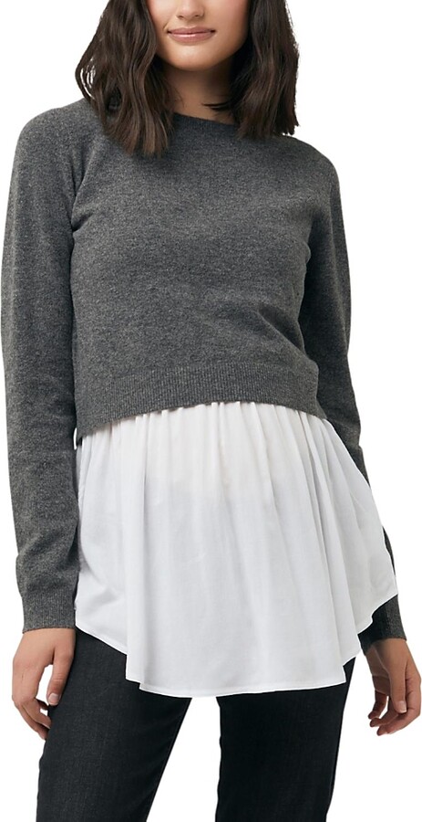 Ripe Maternity Sandy Detachable Nursing Knit Sweater