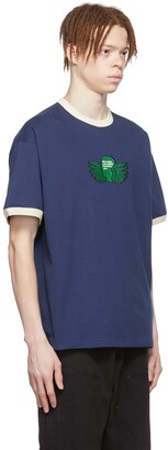 Brain Dead Navy Cotton T-Shirt