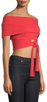 Thumbnail for your product : BCBGMAXAZRIA Wide Rib Foldover Crop To