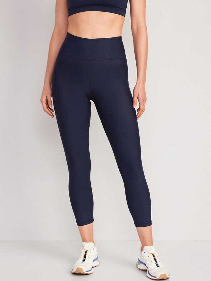High-Waisted PowerSoft Cropped Flared Performance Leggings for