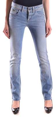 Dekker Women's Blue Cotton Jeans