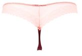 Thumbnail for your product : Charlotte Russe Contrast Lace-Sided Thong Panties