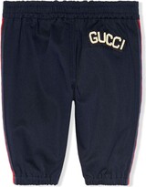 Thumbnail for your product : Gucci Children Logo-Appliqué Side-Stripe Trousers