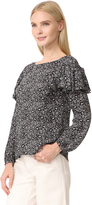 Thumbnail for your product : Rebecca Taylor Long Sleeve Sweet Briar Top