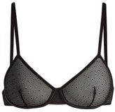 Thumbnail for your product : Bodas Jabouley Lace Underwired Bra - Black