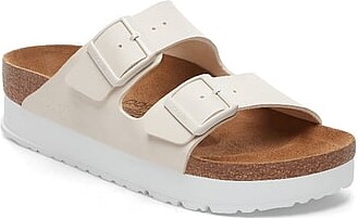 PINK Birkenstock Arizona Platform Vegan Sandals