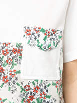 Thumbnail for your product : Jil Sander Navy blocked floral T-shirt