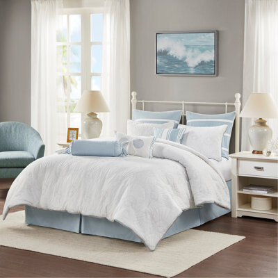 TYUNABRN Comforter Set White Queen