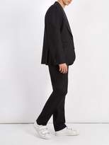 Thumbnail for your product : Raey Satin-lapel Wool Tuxedo Jacket - Mens - Black